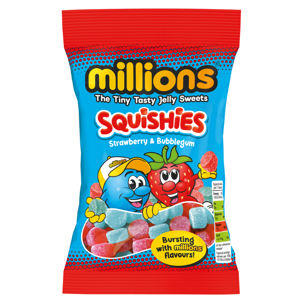 Millions Squishies Fraise & Bubblegum