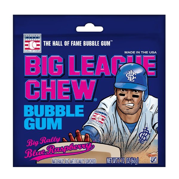 Big League Chew Framboise Bleue - sucretoilebec