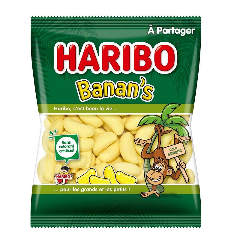 Haribo Banan's - sucretoilebec