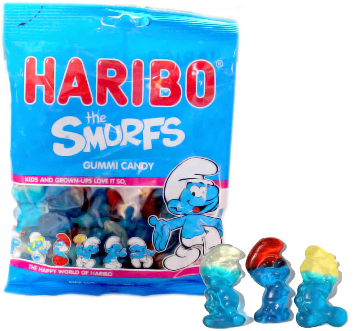 Haribo Smurfs - sucretoilebec