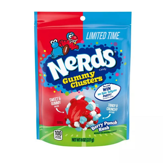 Nerds Gummy Cluster-Édition Limitée Football- Berry Punch