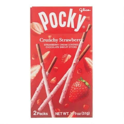 Pocky croquant fraise à la crème - sucretoilebec