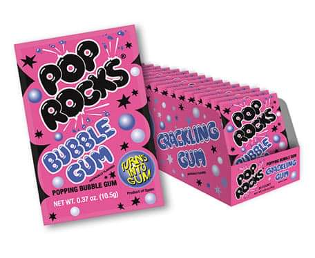 Pop Rocks Bubble Gum - sucretoilebec