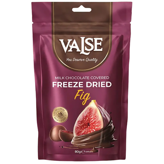 Valse Figue Lyophilisée Recouverte de Chocolat au Lait