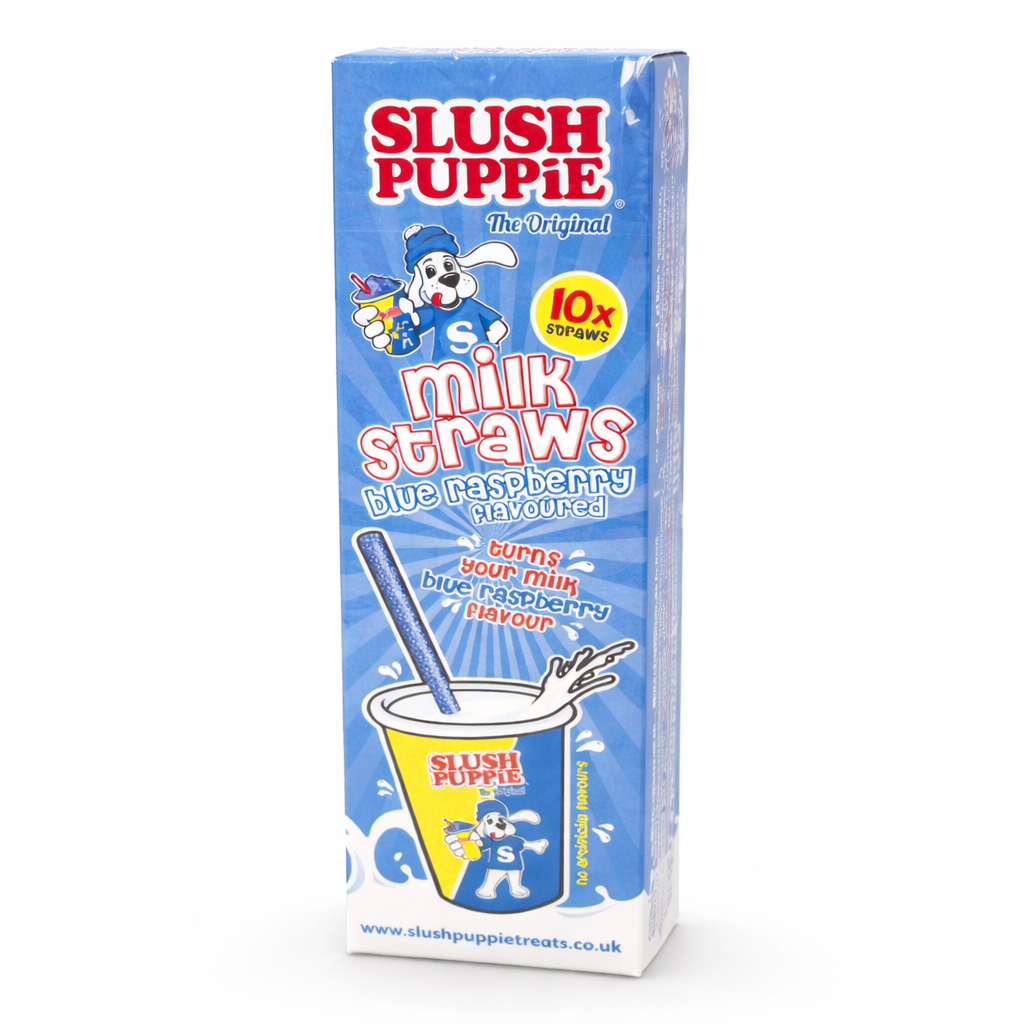 Slush Puppie Milk Straws Framboise Bleue