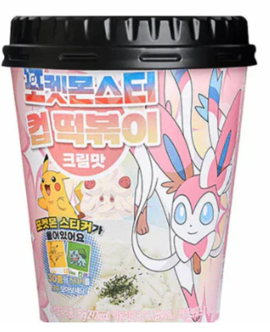 Pokemon Cup Tteokbokki Crème Carbonara