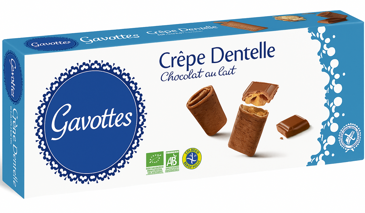 Gavottes Crêpe Dentelle Chocolat Au Lait