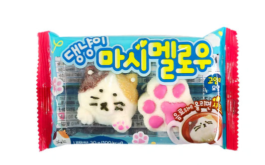 Guimauve en forme de chat