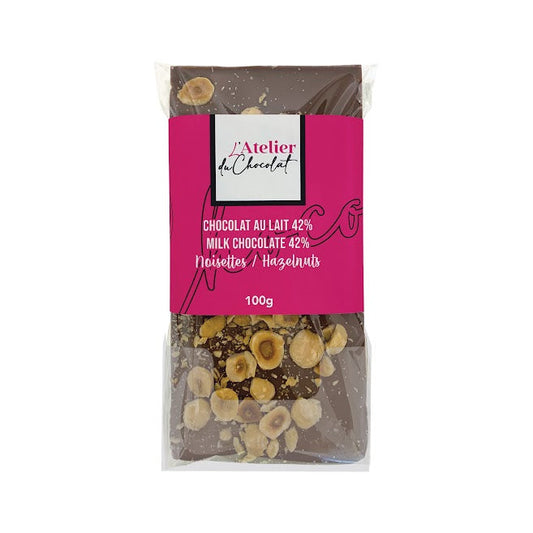 L'atelier Du Chocolat Noisette et Chocolat au Lait