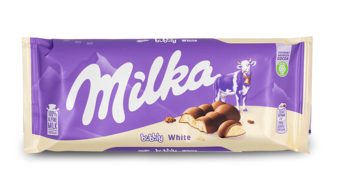 Milka Bubbly White