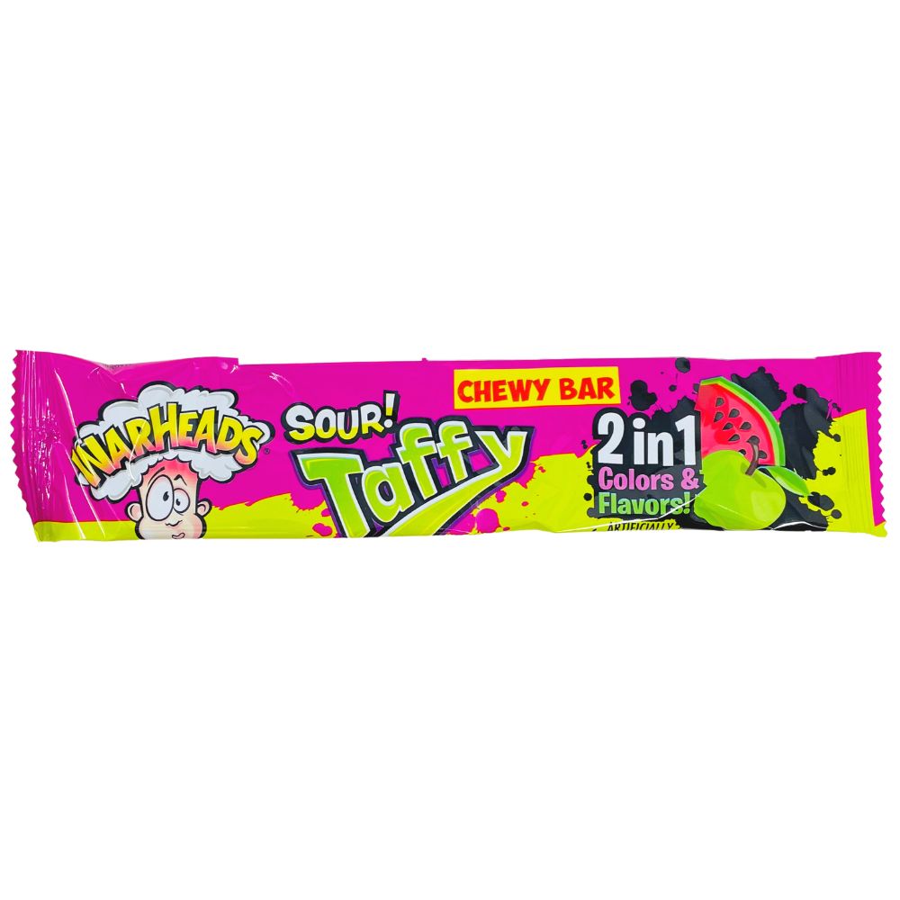 Warheads Taffy Green Apple/Watermelon