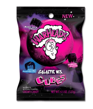 Warheads Galactic Mix Cubes